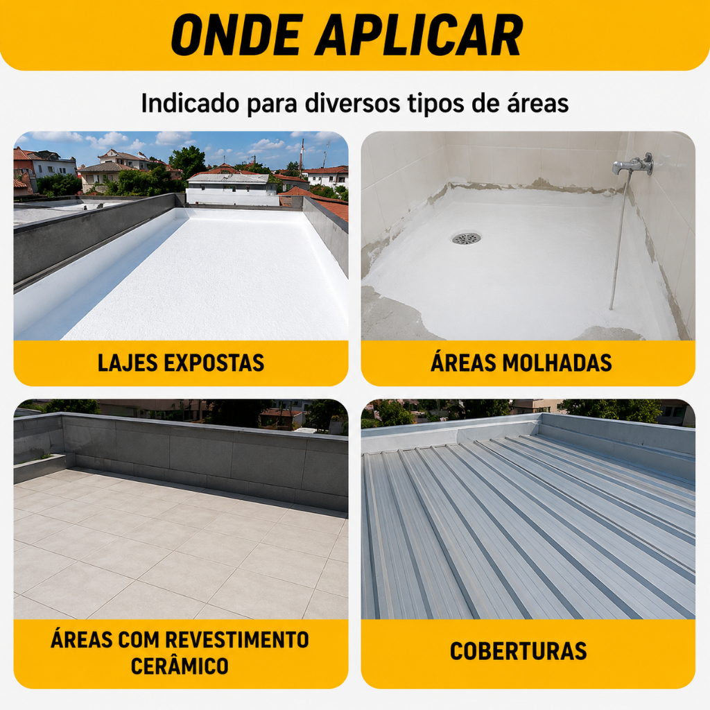 Manta Líquida Acrílica Impermeabilizante 18KG Vedacit Vedapren Branco Balde Cobertura Laje Parede Casa Prédio Construção — imagem 2 de 2