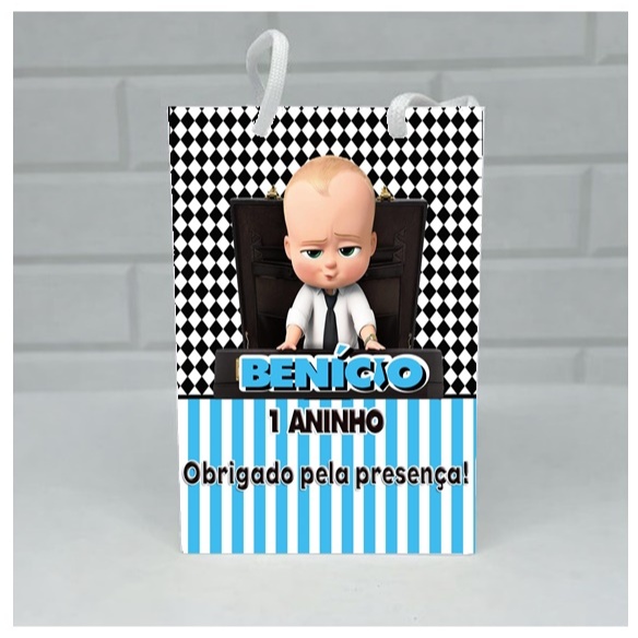 Sacolinha Personalizada Poderoso Chefinho  | Personalizados lembrancinhas mimos