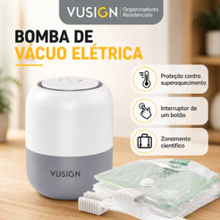 Bomba de Ar Eletrica para Saco a Vacuo Sucção Rapida 55W