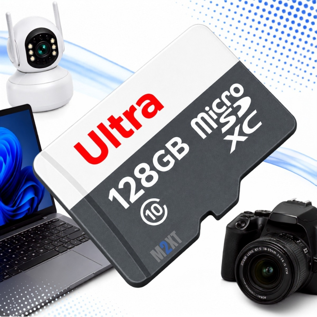 Cartão de Memória Micro SD 128GB Classe 10 Alta Velocidade Para Celular Câmera Drone