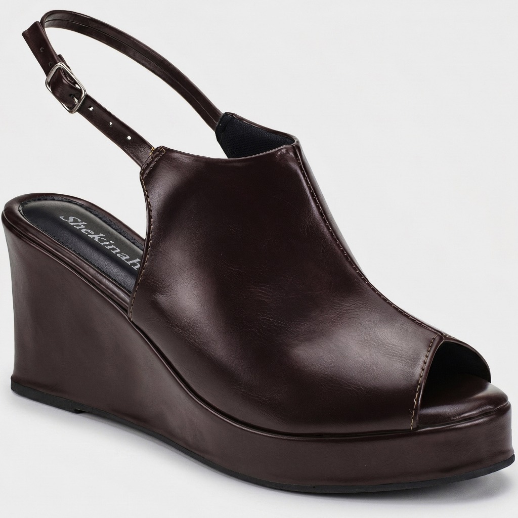 Sandália Salto Open Boot Anabela Salto Alto Bloco Grosso Ankle Boots Shekinah Confortável Moda