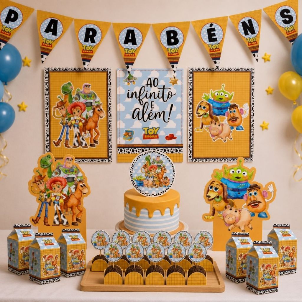 Kit festa Toy Story Personalizada no Tema /Lembrancinha de Festa /Aniversário / Só um bolinho
