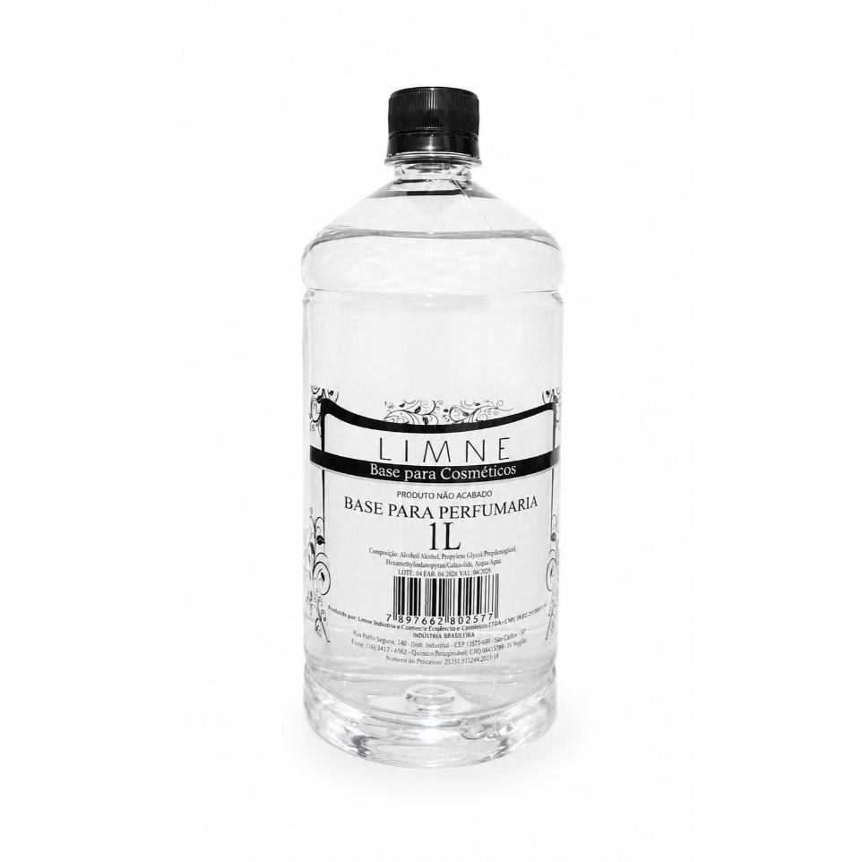Base Limne 1L | Perfumaria Artesanal Alta Fixação Premium Para Essências e Fragrâncias