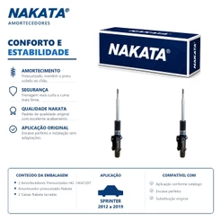 PAR Amortecedor Dianteiro Sprinter 415 2012 a 2019 Nakata HG41207