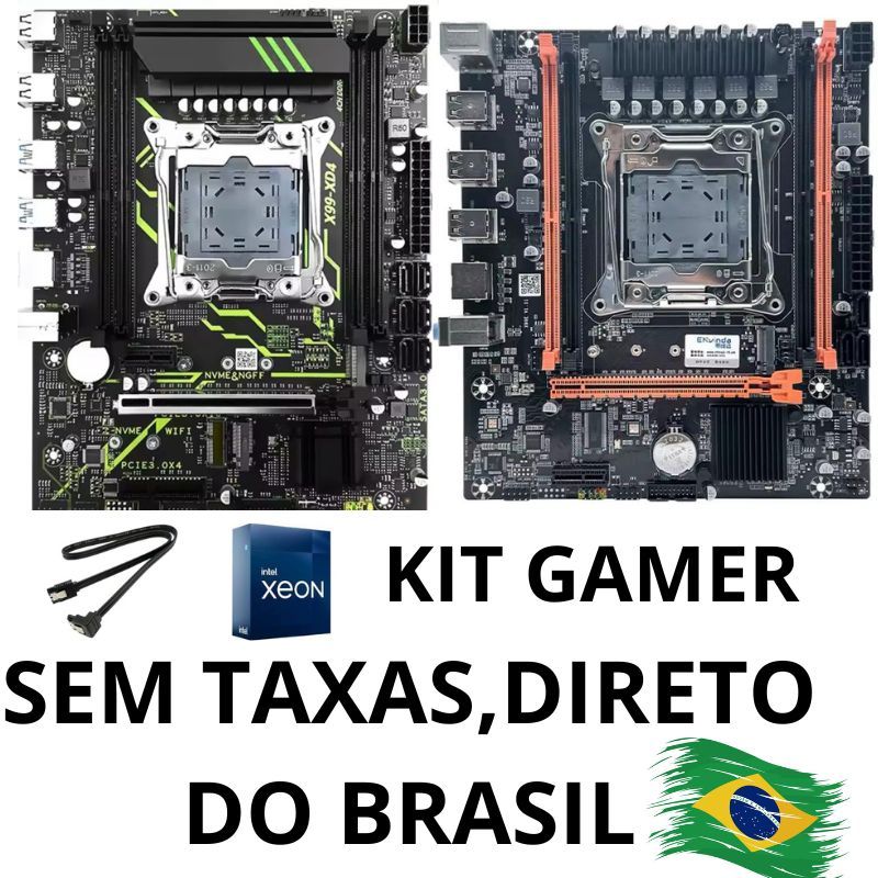 KIT XEON x99 XD4 ROBUSTA UPGRADE GAMER PLACA MÃE + E5 2680 v4 E5 2630 V4 PROMOCÃO