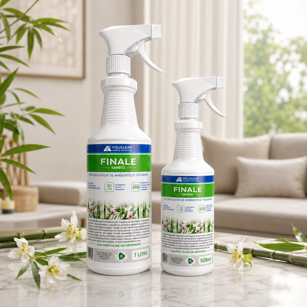 Finale Bamboo "Cheiro De Rico" Home Spray Aromatizante Ambiente e Estofado Fragrância Chique Riqueza