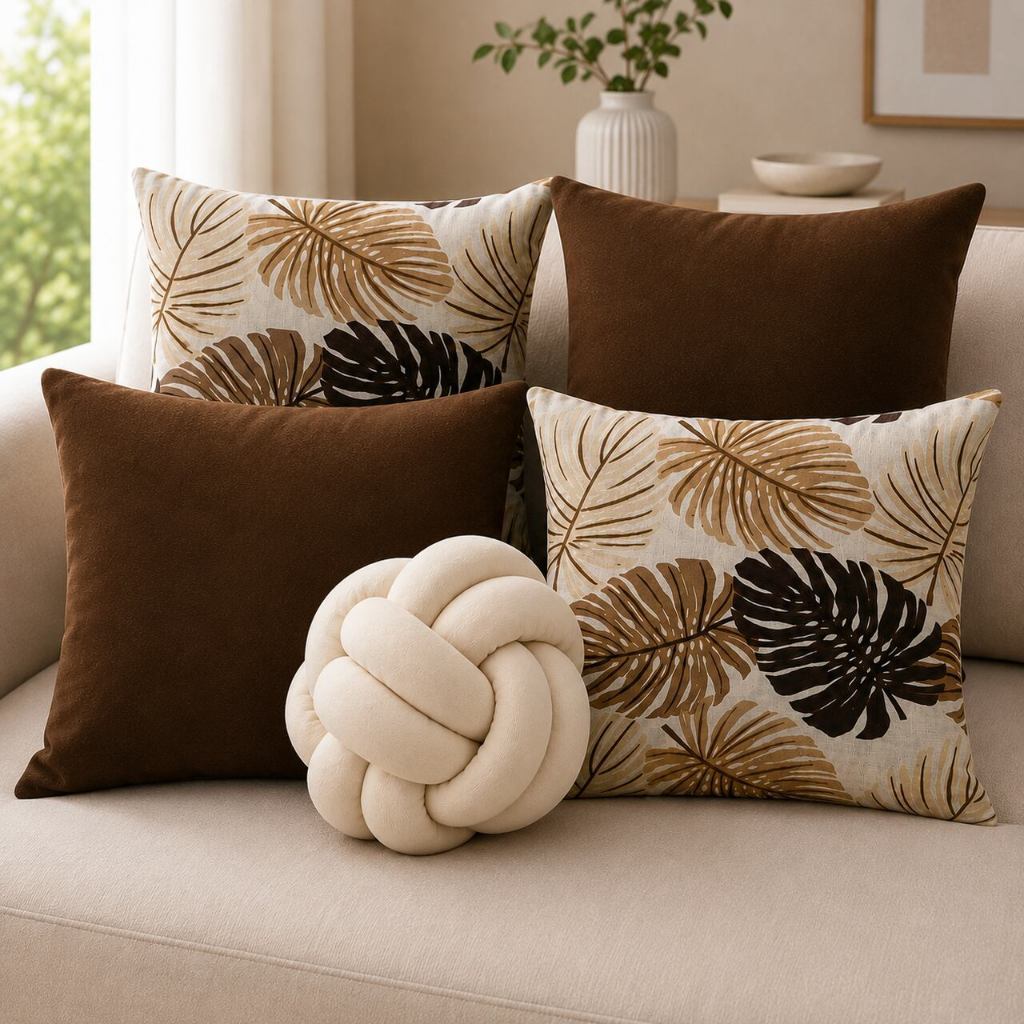 Kit 04 Capas De Almofada Geometrica Decorativa Mais Nozinho Decoração
