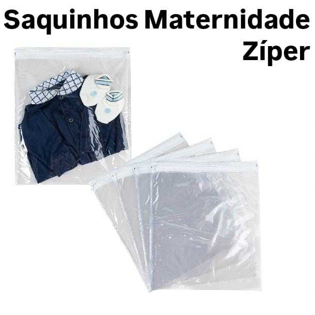 Kits Saquinhos Maternidade Multiuso Organizador Nécessaire Envelope Com Zíper