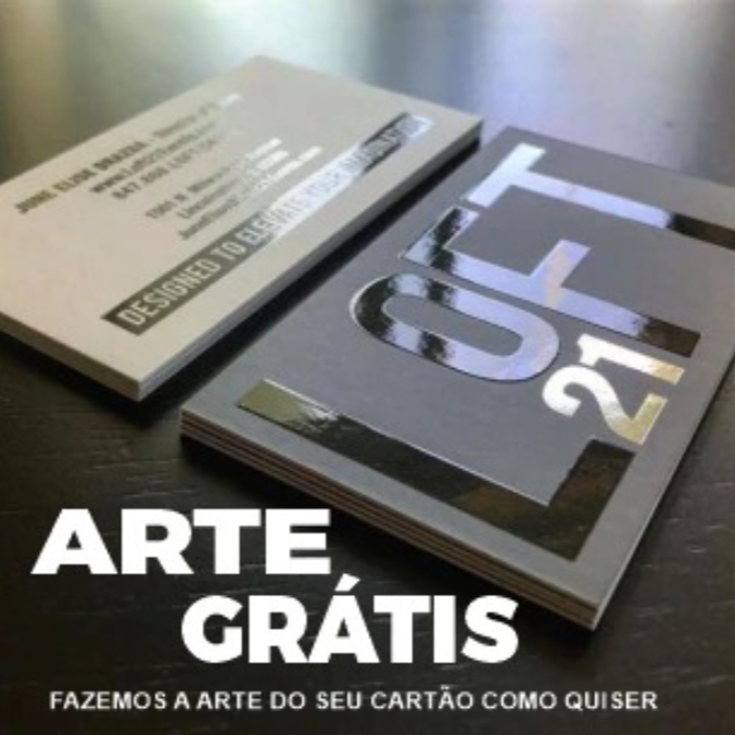 Cartão De Visitas Fosco com Verniz Localizado Frente e Verso Econômico 1000 Unidades
