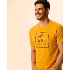 Camiseta Masculina Malwee Estampa Lettering Em Algodão