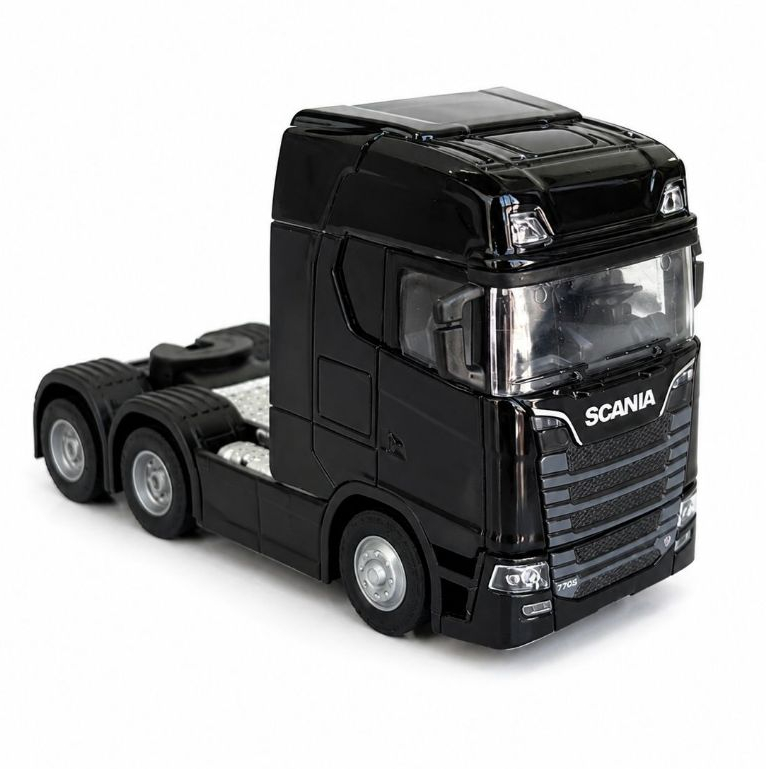 Scania Miniatura 6 Rodas 1:32 Ferro 6 Cores Caminhão Tucando Abre Cabine