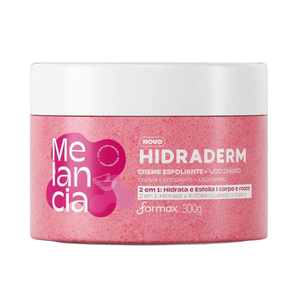 Creme esfoliante Hidraderm Melancia 300 g