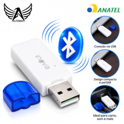 Receptor Bluetooth USB Para Carro PC Altomex A230 Áudio Sem Fio