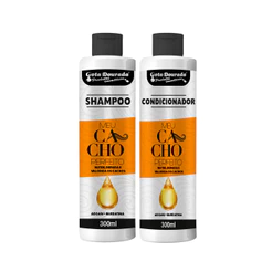 Shampoo e Condicionador Gota Dourada Meu Cacho Perfeito - Argan e Queratina