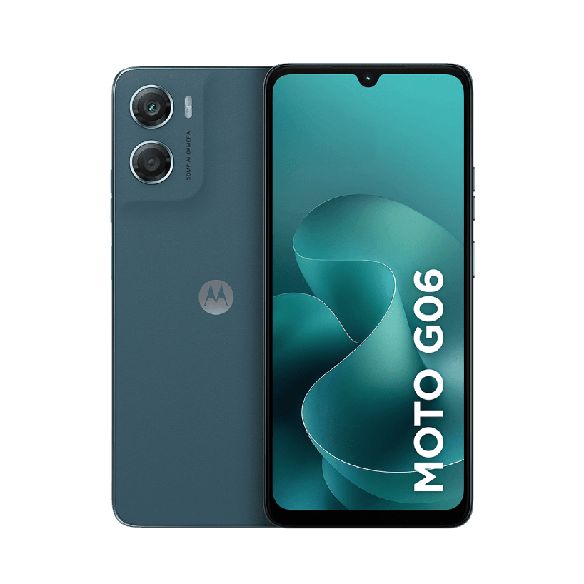 Smartphone Motorola Moto G06 128GB, 4G LTE, 12GB RAM Boost*, Câmera 50MP, Tela 6.9" - Azul Marinho