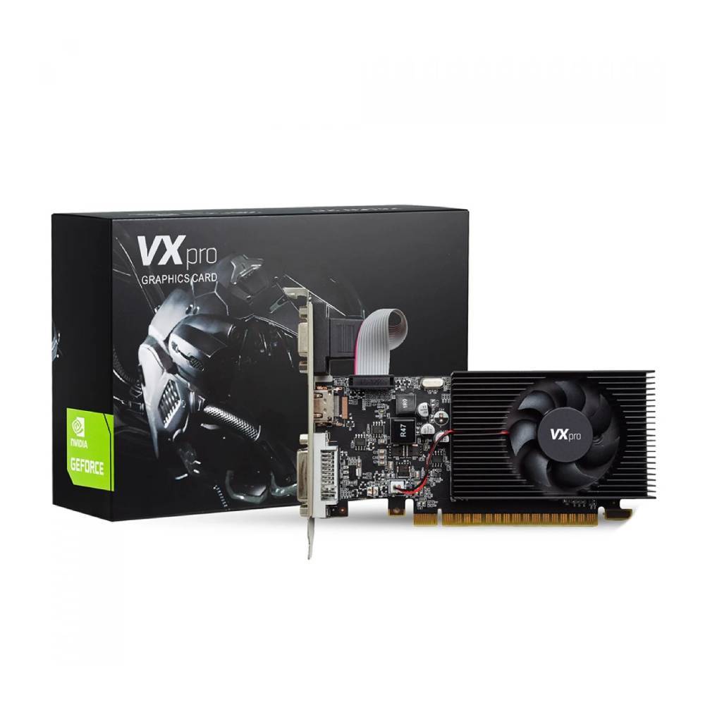 Placa de Vídeo VXPRO NVIDIA GeForce GT730 4GB DDR3 128 Bits LP - GT730LP-4G