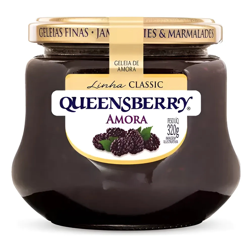 Geleia de Amora Queensberry Classic Sem Glúten 320g