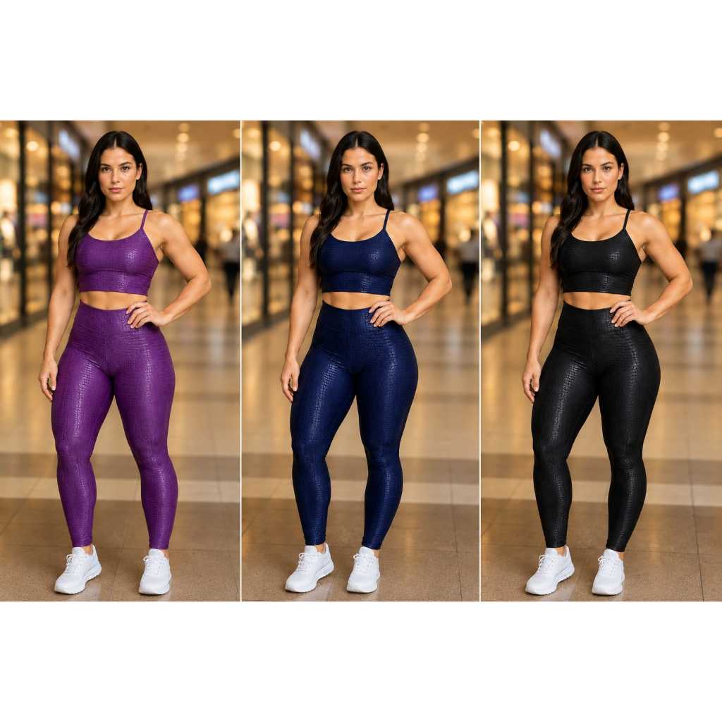 CALÇA LEGGING 3D PREMIUM FEMININA,  SEM TRANSPARÊNCIA, CINTURA ALTA, ACADEMIA FITNESS