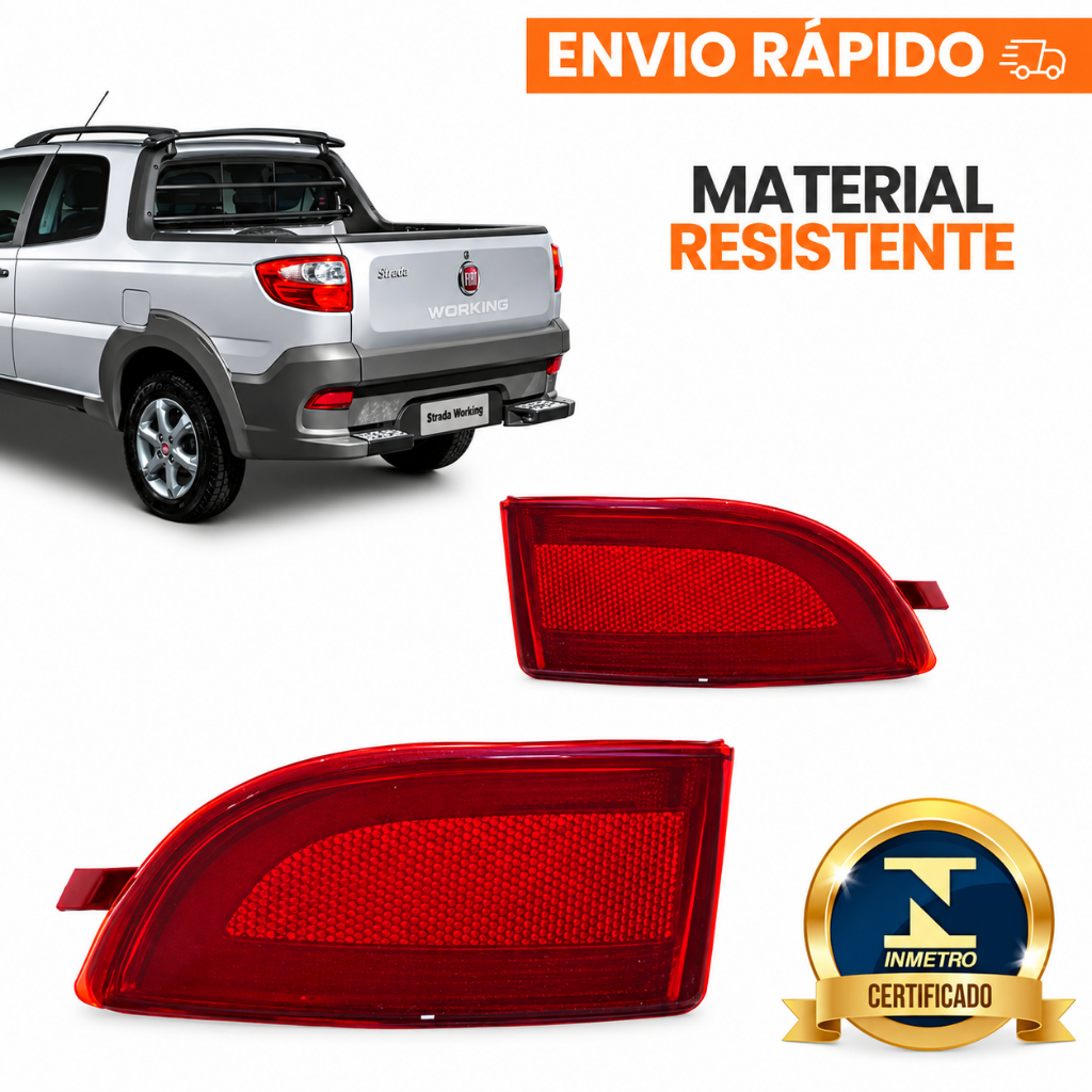 Lanterna Parachoque Traseiro Fiat Strada 2014 2015 2016 A 2020