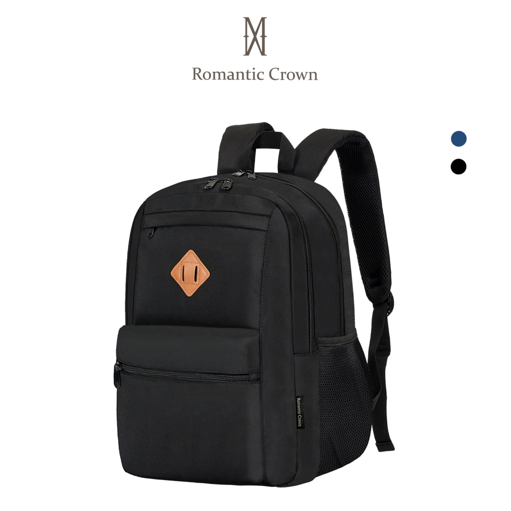 ROMANTIC CROWN Mochila Leve Resistente, Notebook 15,6", Bolso Garrafa, Viagem, Trabalho, Faculdade, Universidade, Escola