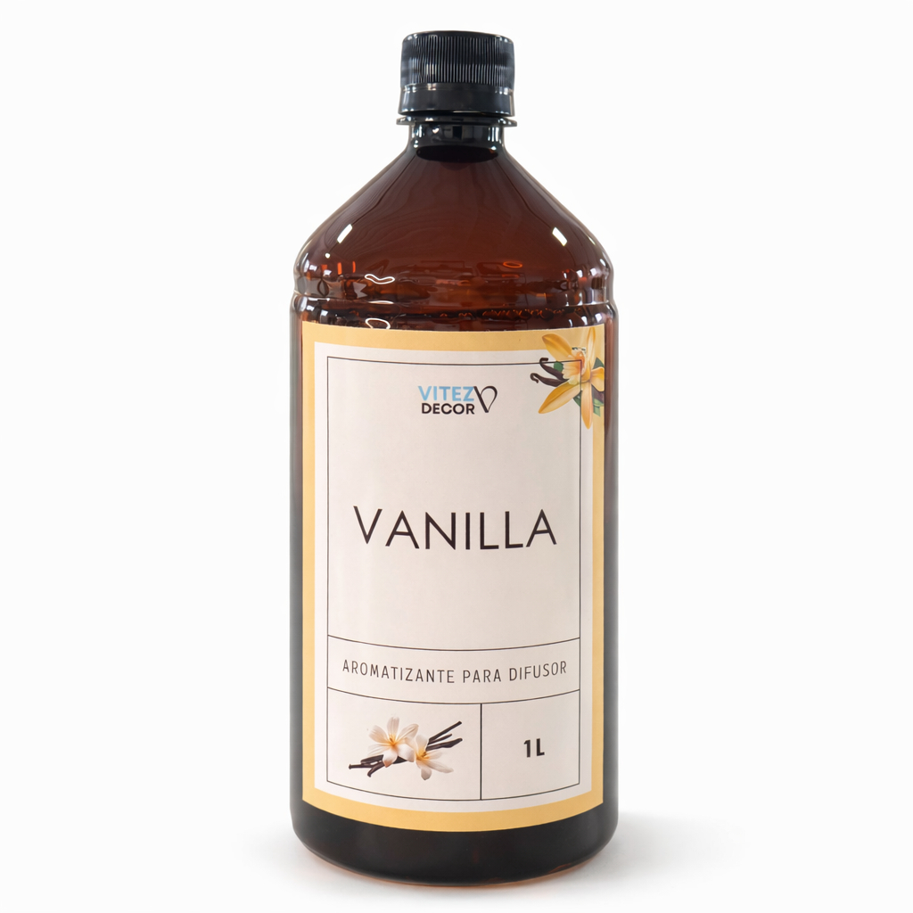 Refil de Aromatizador para Difusor varetas 1 litro VANILLA com um toque de baunilha