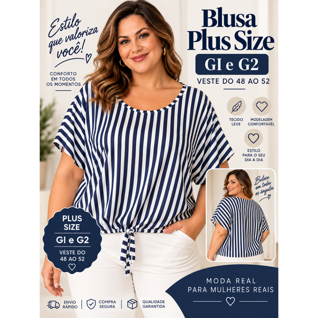 Blusa Plus Size Feminina blusas femininas plus size verão soltinha estapada