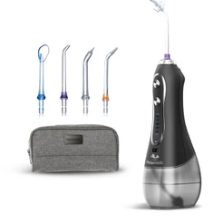 Irrigador Oral Limpador Bucal Dental Jet Clean Com Botões Prateados Alimentação Usb Relaxmedic