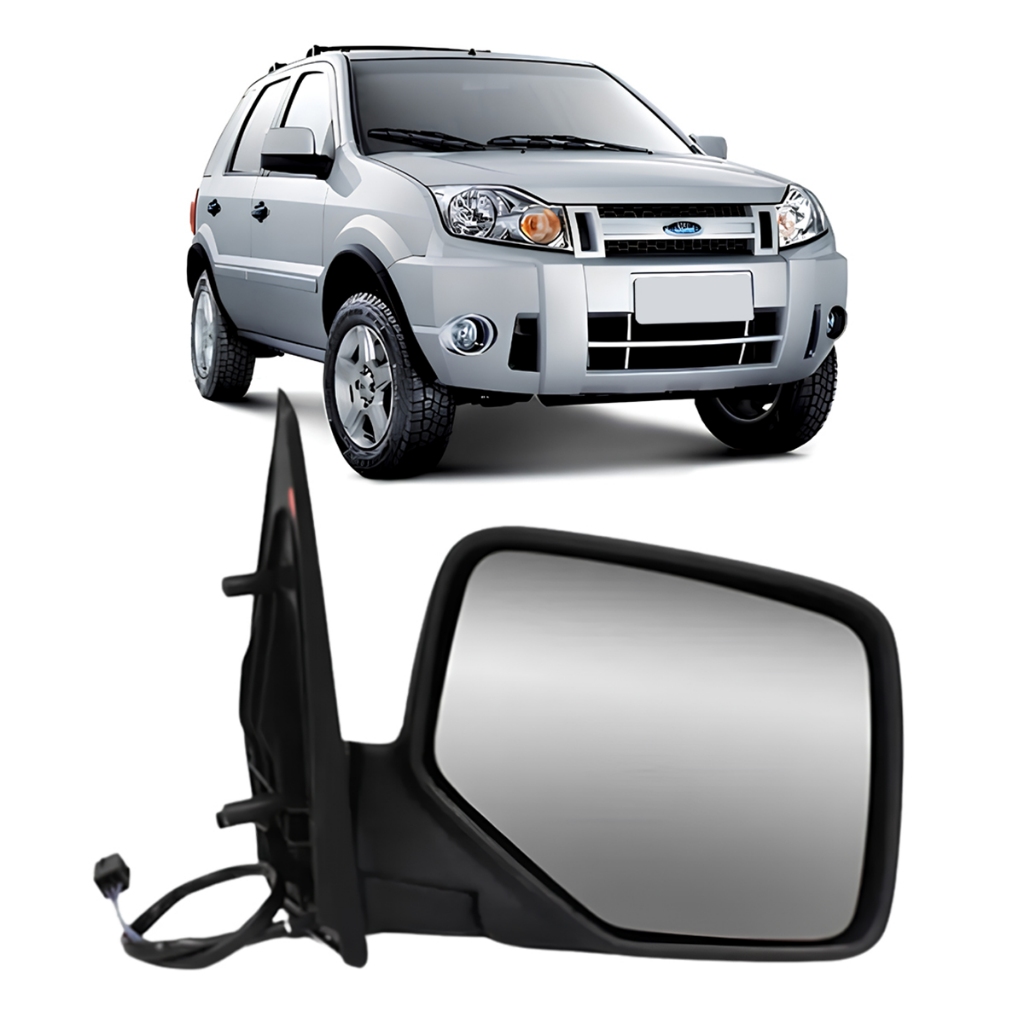 Retrovisor Externo Ecosport 2003 a 2015 Controle Elétrico