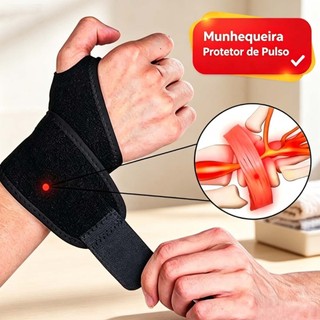 Munhequeira De Compressão Ajustável - Alívio De Dor E Tendinite ！