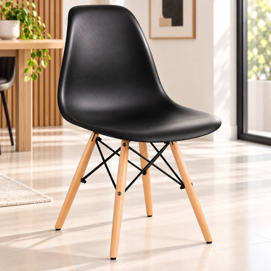 Cadeira Eiffel Premium 1 2 ou 4 Unidades Escolha as Cores Moderna Sala Jantar Cozinha Confortável Resistente Decorativa