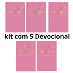 KIT Com 5 Devocionais Pão Diário | Vol.30 | Rosa
