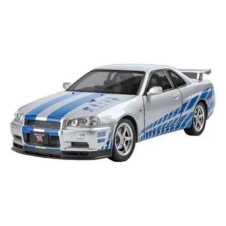 Skyline NISSAN GTR-R34 1:24 carro musical e luz - velozes e furiosos - presentes pra crianças e amigos