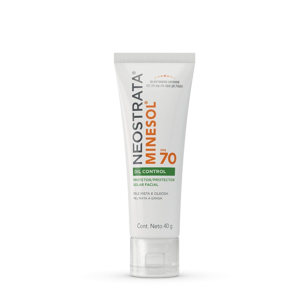 Protetor Solar Facial NEOSTRATA MINESOL Oil Control Sem Cor FPS 70, 40g