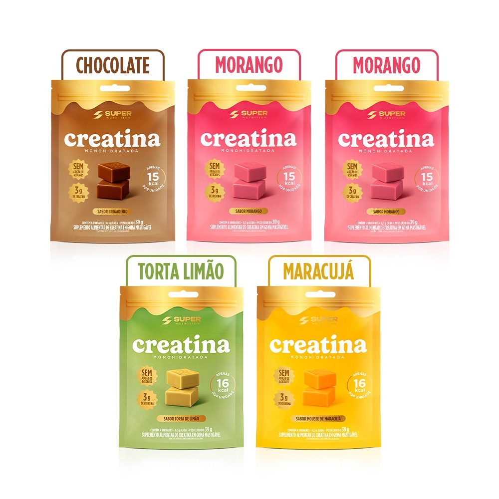 Degustação Completa Caramelos de Creatina