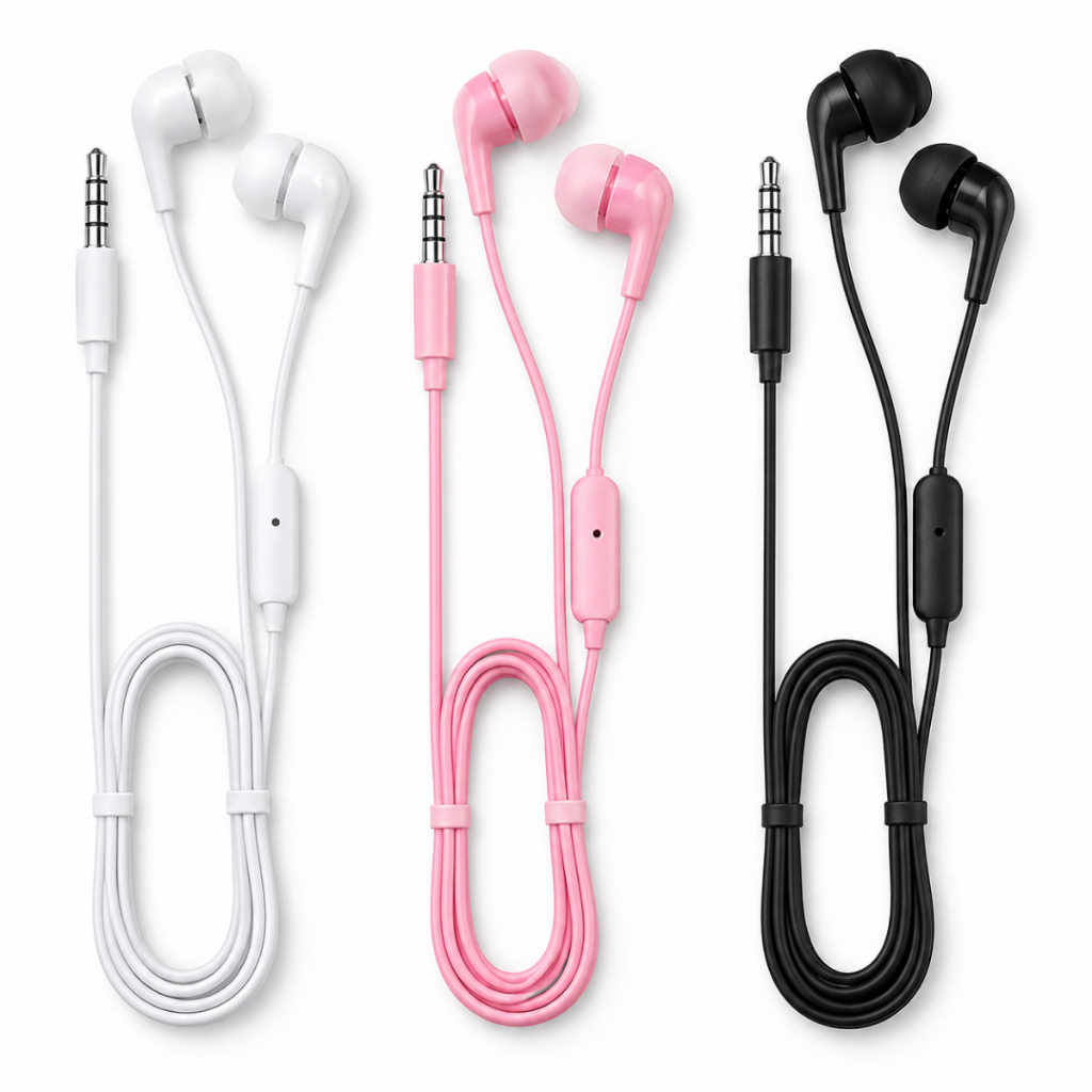 Fone De Ouvido Rio Estéreo Com Fio Cores Sortidas