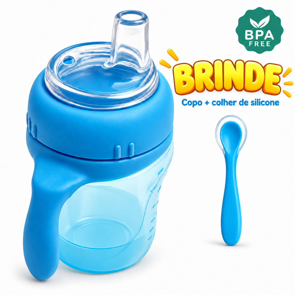 Copo De Transição Para Bebê Bico Silicone