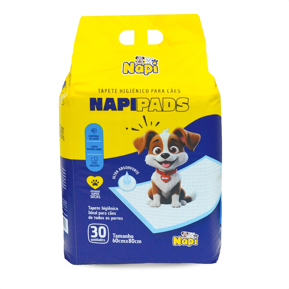 Tapete Higiênico Pet Alta Absorção Cachorro 80x60 30 Un