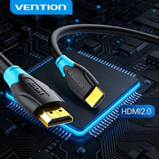 Cabo HDMI 2.0 Vention, compatível com múltiplos dispositivos, saída estável, suporte a 4K 60Hz HDR