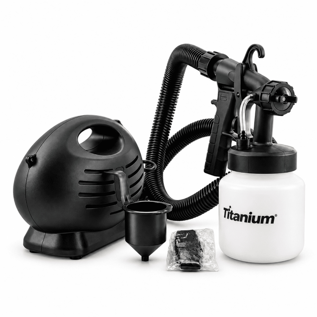 Pistola de Pintura Elétrica 800ml 650W 220V – Titanium Platina
