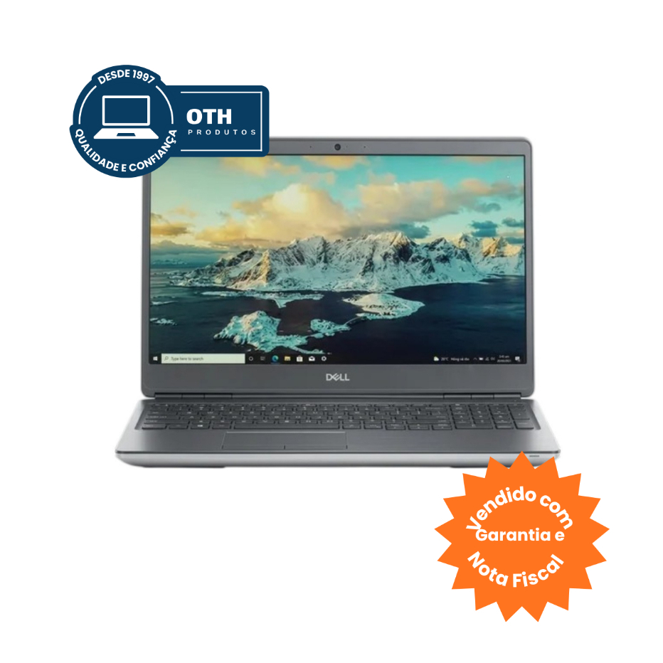 Notebook Dell Precision 7560, Tela 15.6" Full HD, i7 11ºGeração, 16GB SSD-512GB + NVIDIA 4GB - Usado