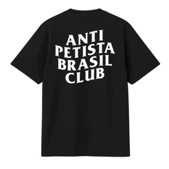 CAMISETA PERSONALIZADA - ANTI PETIST@ BR CLUB - 100% ALGODÃO FIO 30.1 PENTEADO PREMIUM (ANUNCIO NOVO ATÉ CAIR))