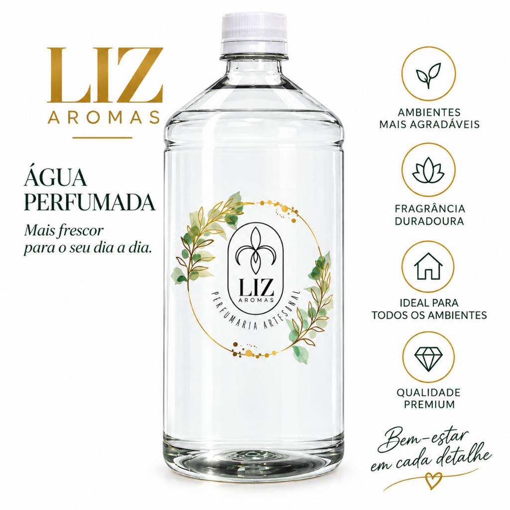 Refil  1 litro Água perfumada para ambiente e lençol