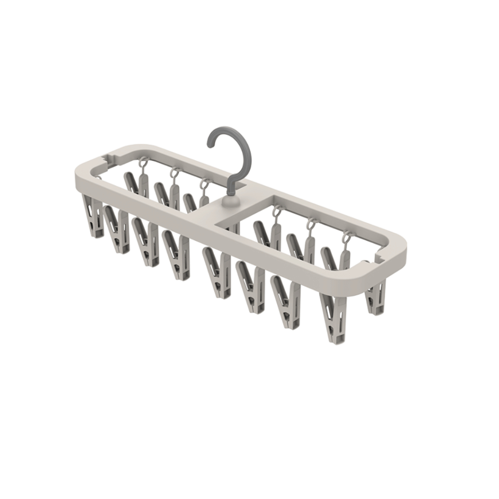 Varal Duplo Linha Flow com 16 Prendedores para Roupas 5kg Compacto e Resistente para Secar Roupas