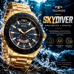 Relógio Masculino Technos Prova D'água Original Com Garantia