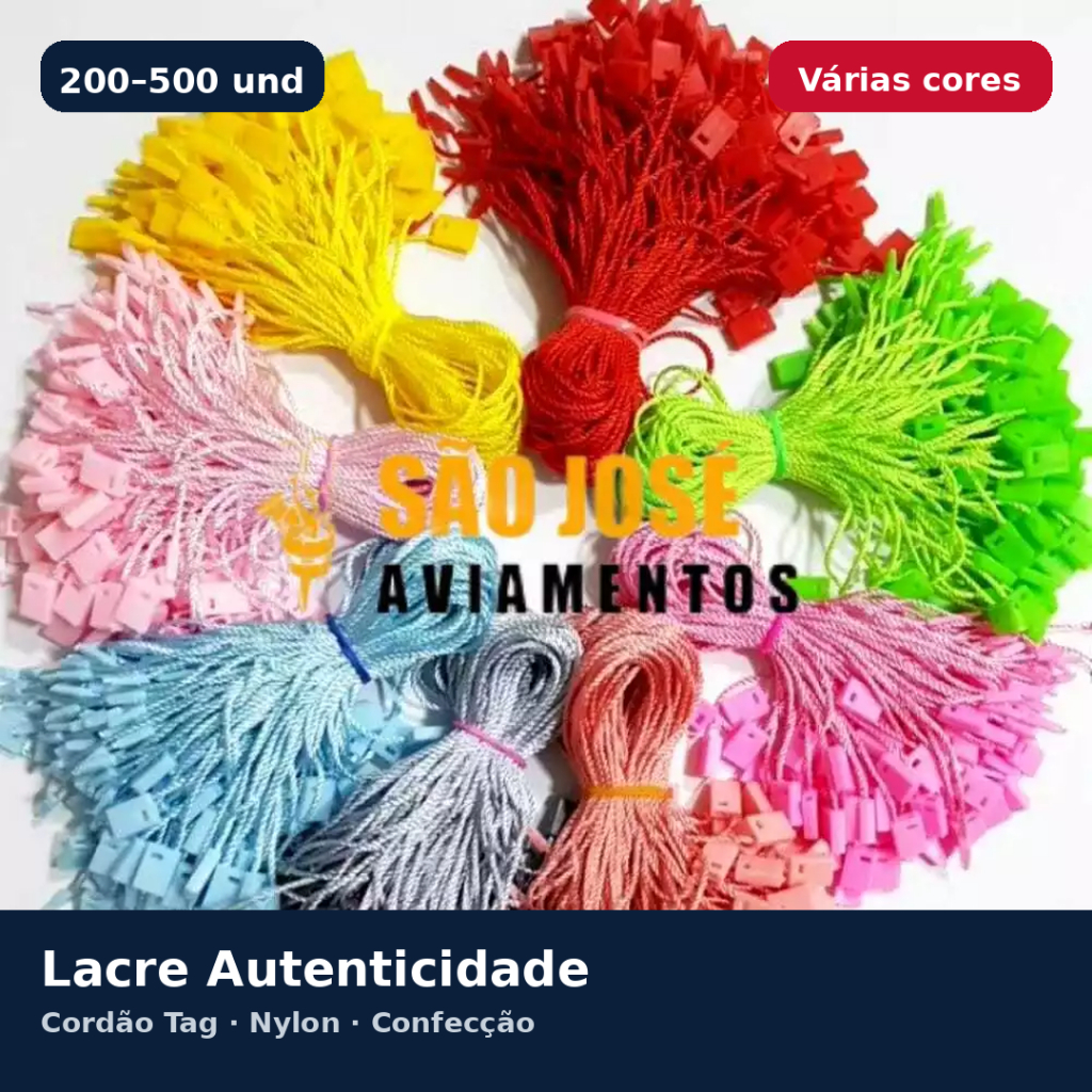 Lacre De Autenticidade/Tag Etiquetas - 200 - 500 UNIDADES