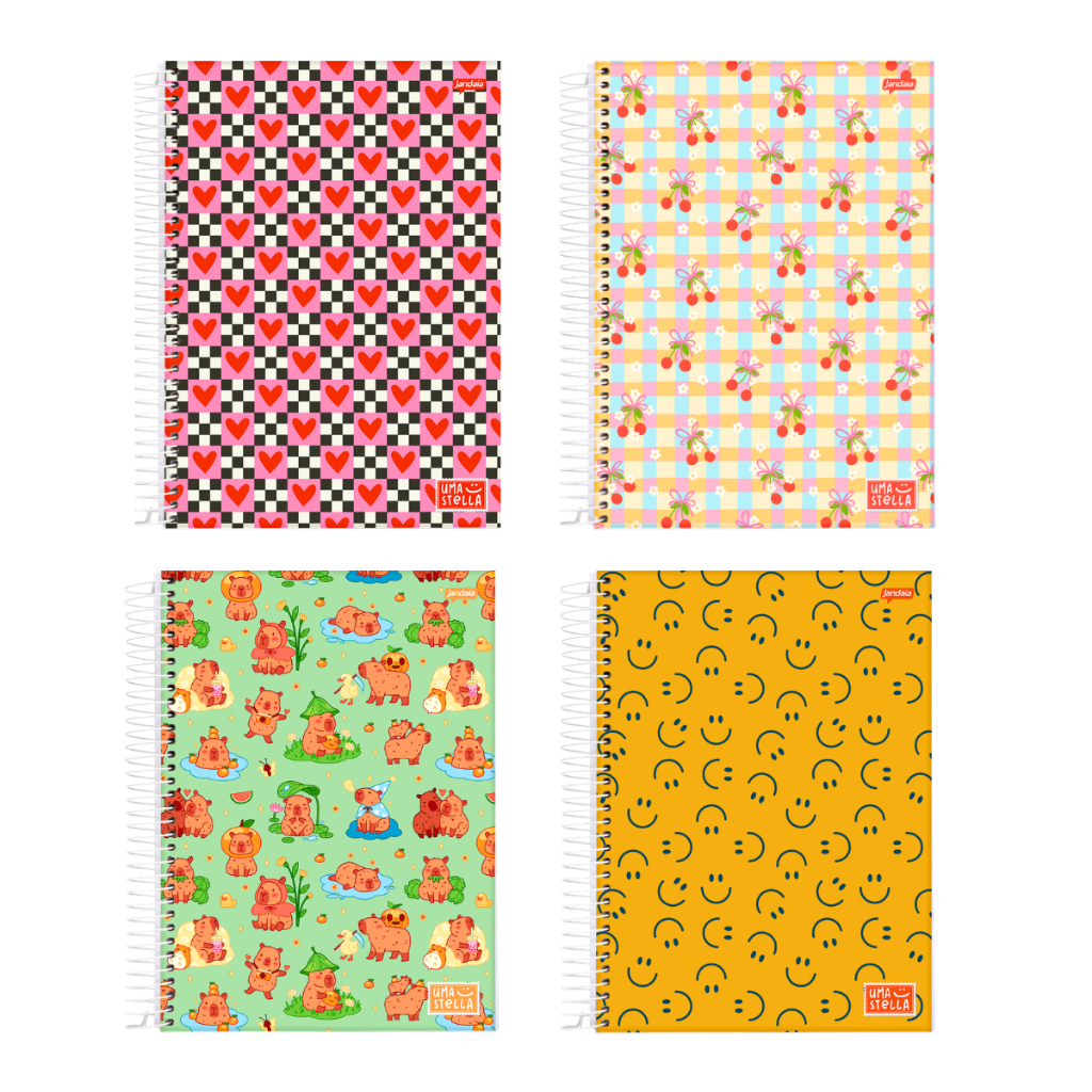 Caderno 20 Matéria Universitario  320 Folhas Stella - Jandaia
