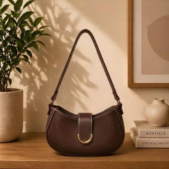 Bolsa Feminina De Ombro Elegante Bolsa Baguete Design Luxo Fashion Versátil Casual Chic
