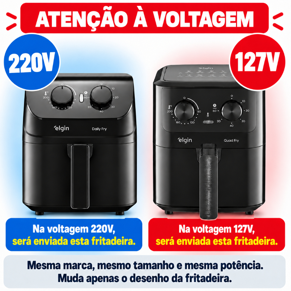 Sanduicheira + Fritadeira Airfryer + Liquidificador Mundial Preto 220V / 110V — imagem 2 de 2