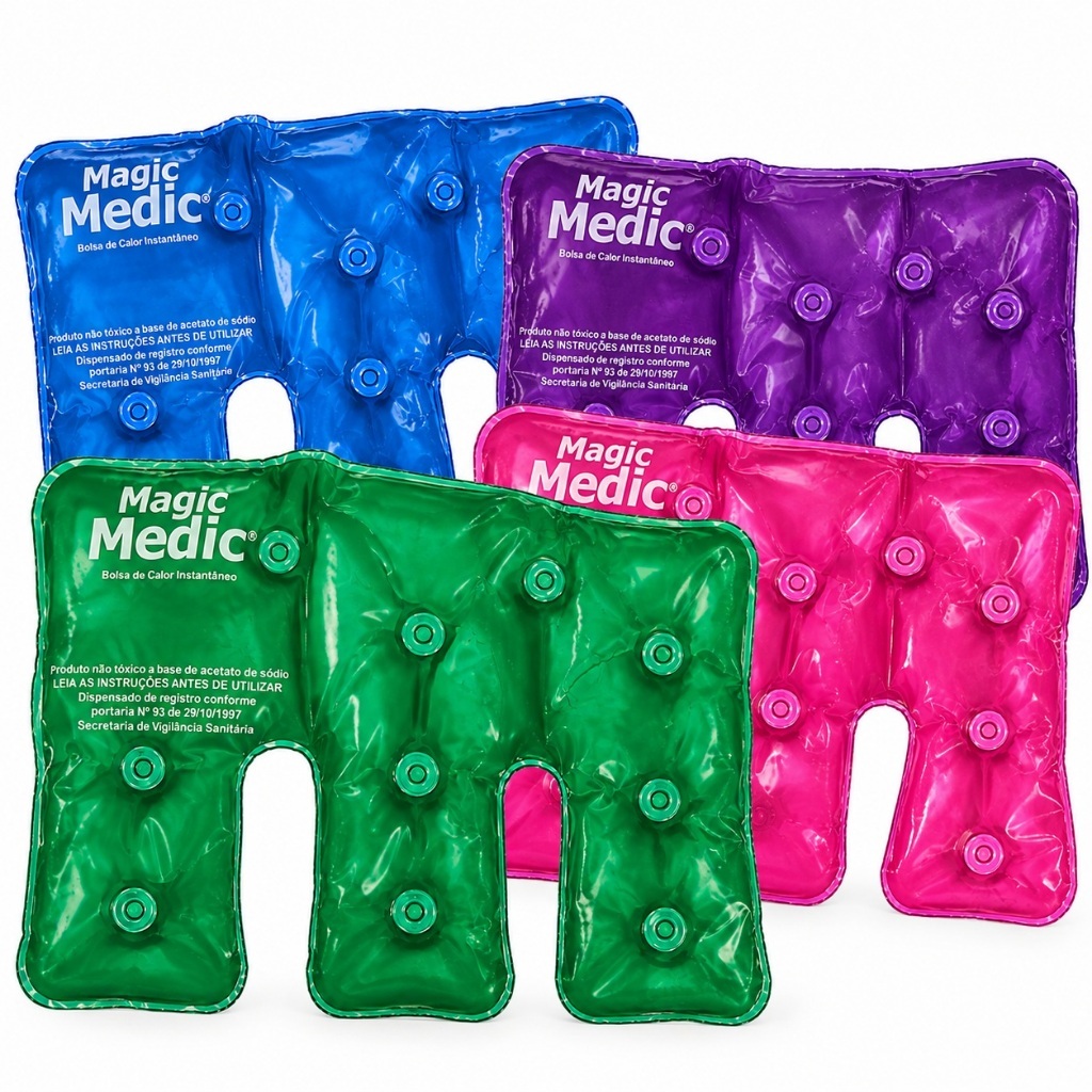 Bolsa Térmica Compressa Quente Fria Auto Aquecimento Reutilizável Para Cólica Dor Muscular Fisioterapia Gel - Modelo FP