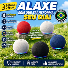 Echo Dot 5ª Geração Original Alexa Caixa de Som Inteligente Bluetooth Áudio Potente para Casa